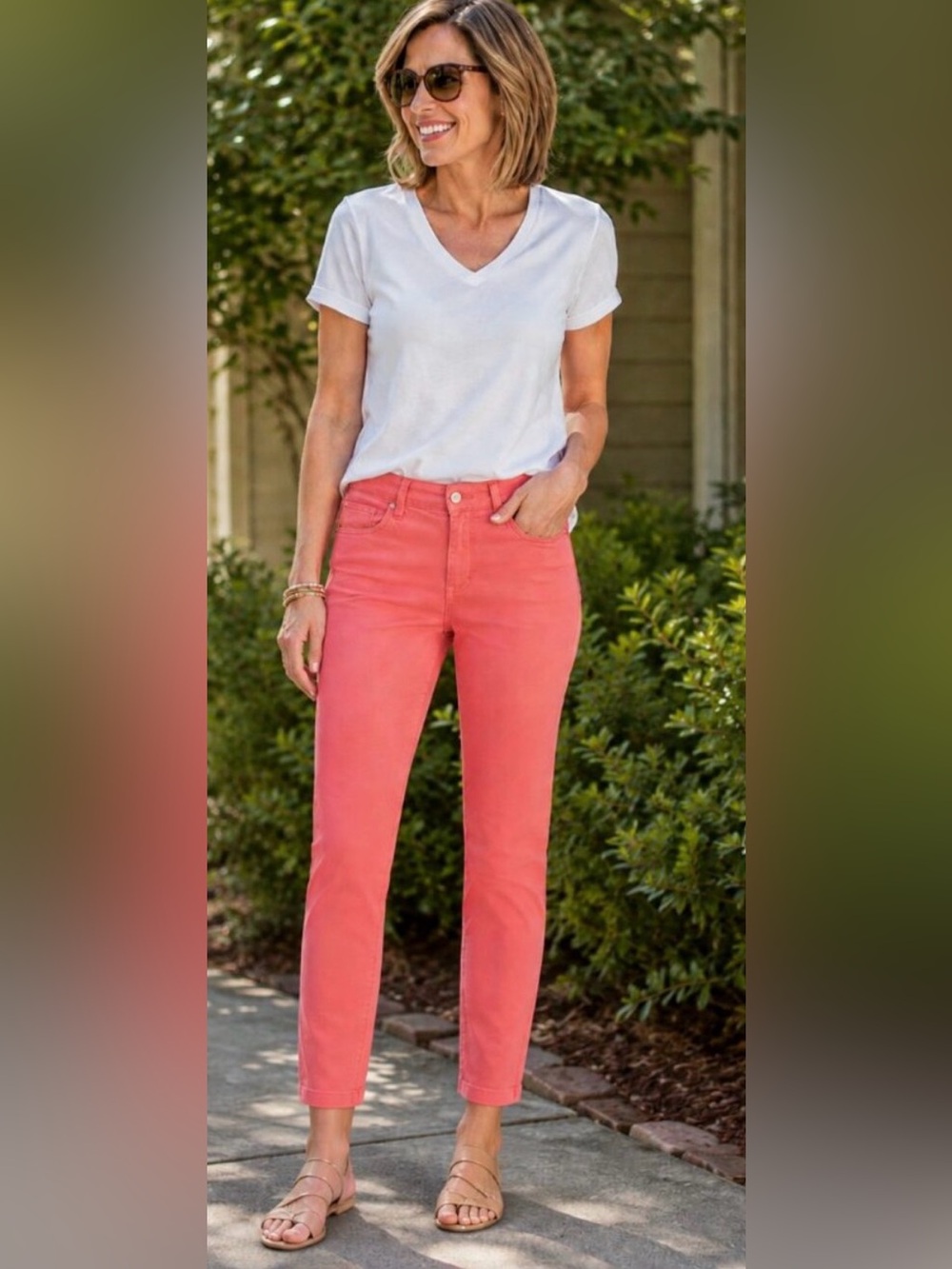 Women's Coral Crop Jeans